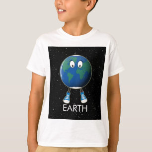 T - Shirt Planet Earth & Stars