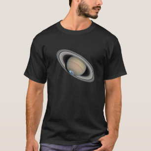 T - Shirt Planet Saturn Aurora und Rings