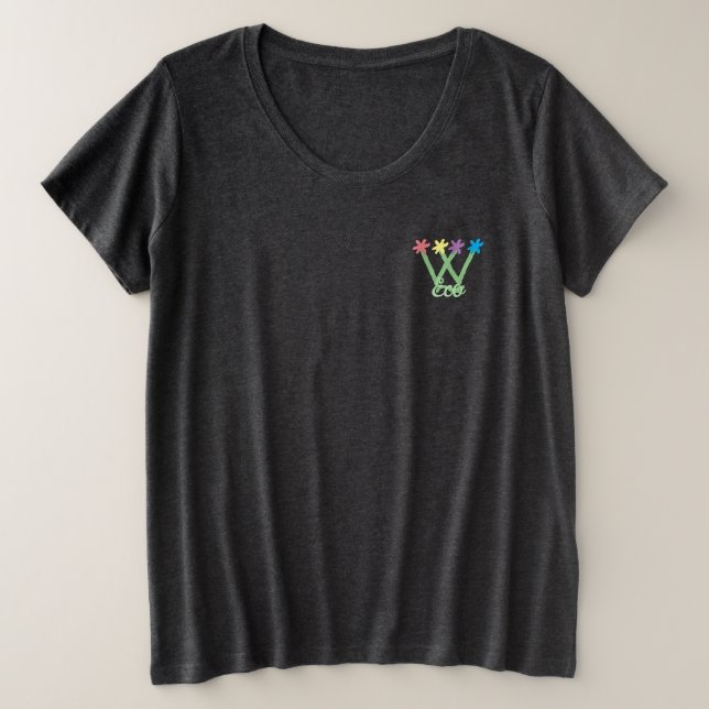 T - SHIRT PLUS GROSSE FRAUEN KUNST UND DESIGN (Design vorne)