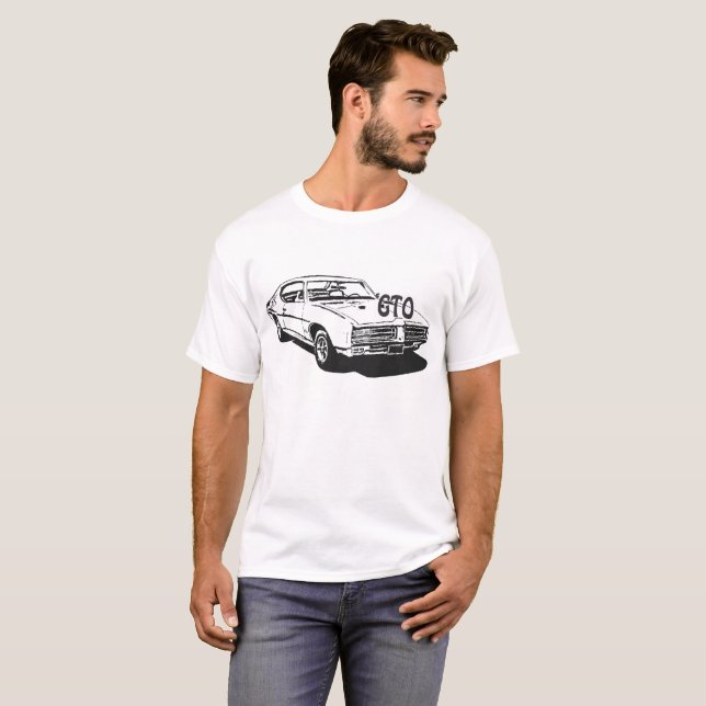 T - Shirt Pontiacs GTO (Vorne ganz)