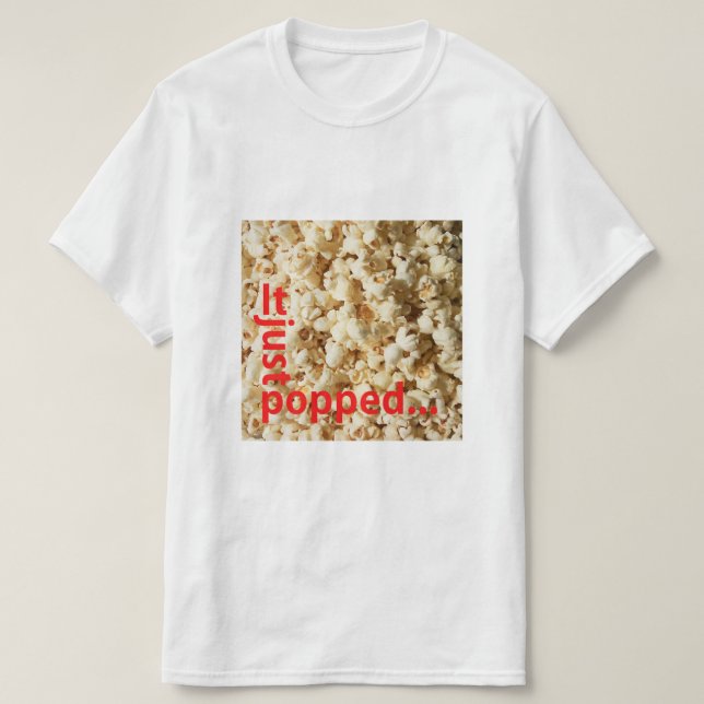 T-shirt Popcorn (Design vorne)