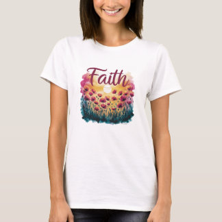 T - Shirt Poppies und FAITH