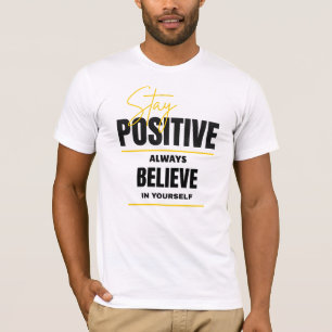 T-Shirt Positive Vibes bleibe