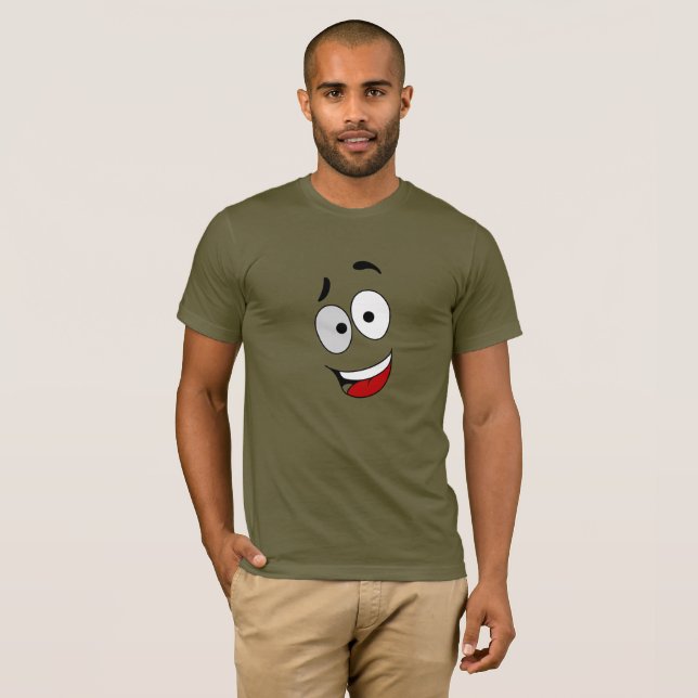 T - Shirt pour homme - Jasper - Un visage heureux (Vorne ganz)