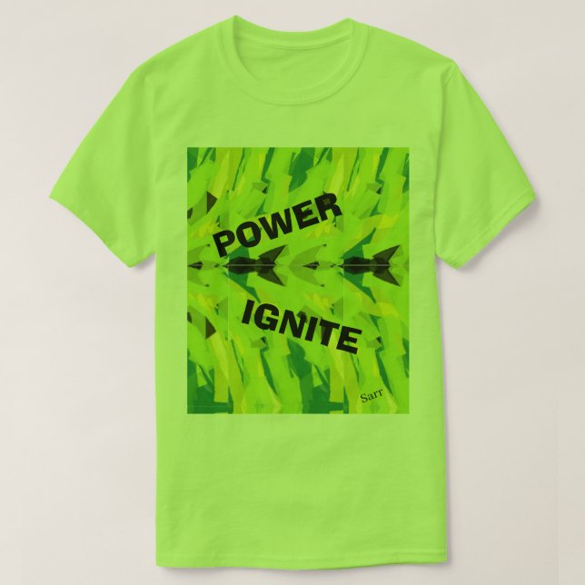T - Shirt: Power ignoriert T-Shirt (Design vorne)