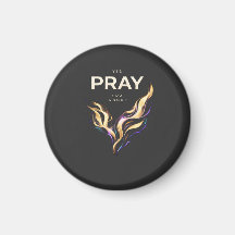 T-Shirt PRAY IN SPIRIT – Abstrakte Energie Glaube 
