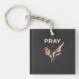 T-Shirt PRAY IN SPIRIT – Abstrakte Energie Glaube Schlüsselanhänger