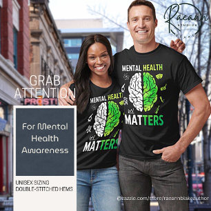 T-Shirt 'Psychische Gesundheit zählt'