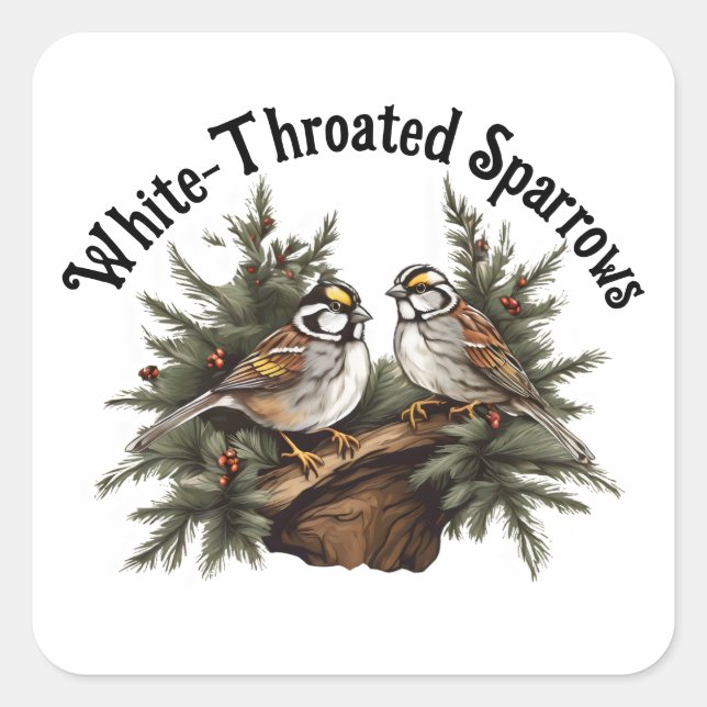 T - Shirt Quadratischer Aufkleber (Vorderseite)