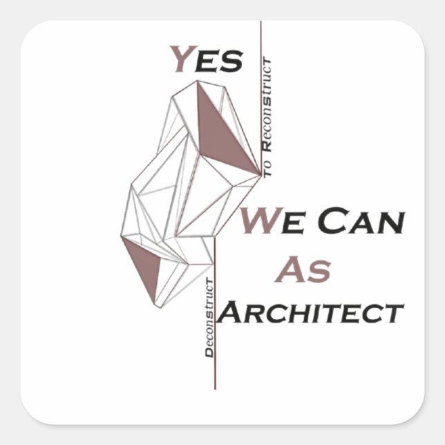 T - Shirt Quadratischer Aufkleber (Vorderseite)