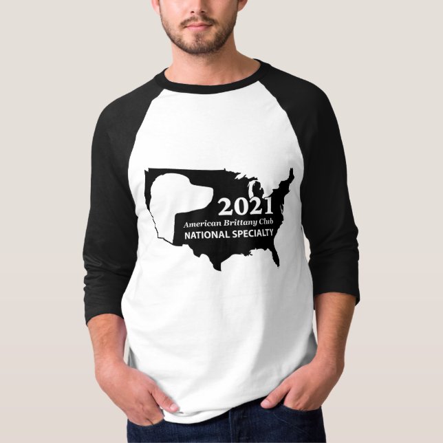 T - Shirt "Raglan Sleeve" von ABC 2021 (Vorderseite)