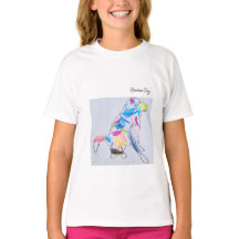 T - Shirt Rainbow Dog
