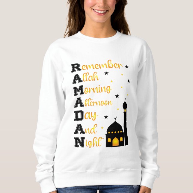 T-Shirt-Ramadan-Tee-Shirt Sweatshirt (Vorderseite)