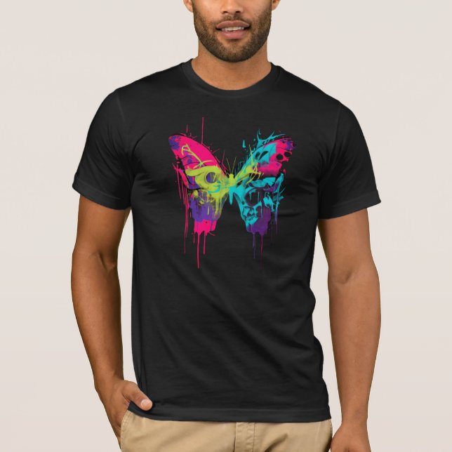T-Shirt-Rebell Schmetterling  T-Shirt (Vorderseite)