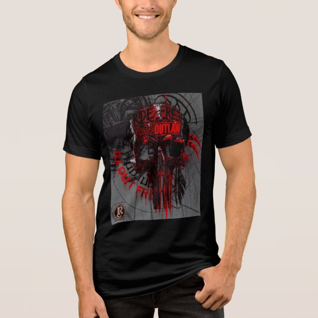 T-Shirt REBELLION78 OUTLAW  Tri-Blend Shirt (Vorderseite)
