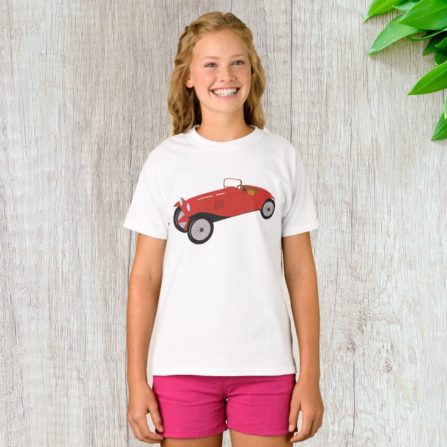 T - Shirt Red Car Girls (Von Creator hochgeladen)