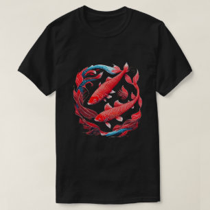 T - Shirt Red Koi Fish
