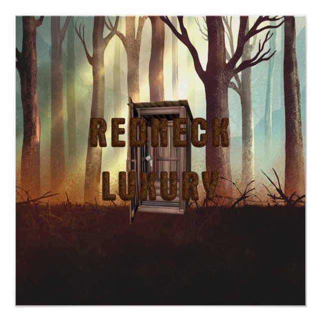T-SHIRT Redneck Luxury Poster (Vorderseite)