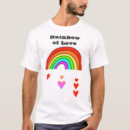 T - Shirt Regenbogen der Liebe