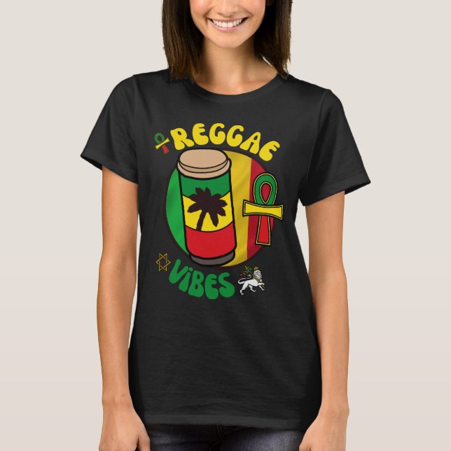 T-SHIRT REGGAE VIBES (Vorderseite)