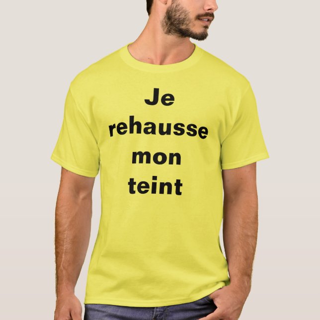 T - Shirt Rehaussant (Vorderseite)