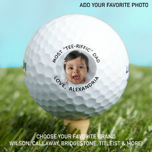 T-Shirt-Riffic-VATER mit Niedlichem Foto Golfball