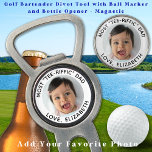 T-Shirt-Riffic Vater Modernes Foto Golfer Pitchgabel<br><div class="desc">Die meisten T-Shirt-Riffic Vater... Zwei Ihrer Lieblingssachen, Golf und Ihr Kind ! Jetzt kannst du dein Kind mitnehmen, während du 18 Löcher spielst. Überraschen Sie den Vater und Golf Lover mit diesen super niedlichen Foto individuellen Golf-Ball-Markierungen und passenden Golf-Accessoires . Passen Sie diese Golfball-Marker mit dem beliebten Foto Ihres Kindes...</div>