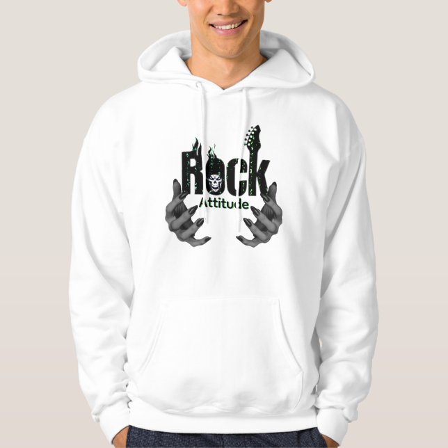 T-Shirt Rock attitude  Hoodie (Vorderseite)