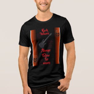 T - Shirt Rock Wellen