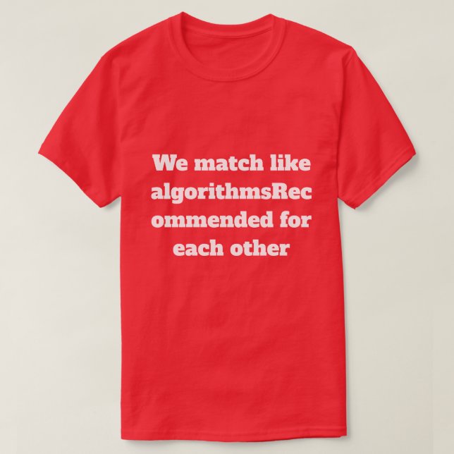 T-Shirt Romantischer Valentinstag Passendes Paar  (Design vorne)