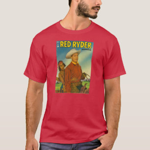 T - Shirt ROTER RYDER Comic-Bucheinband 1951