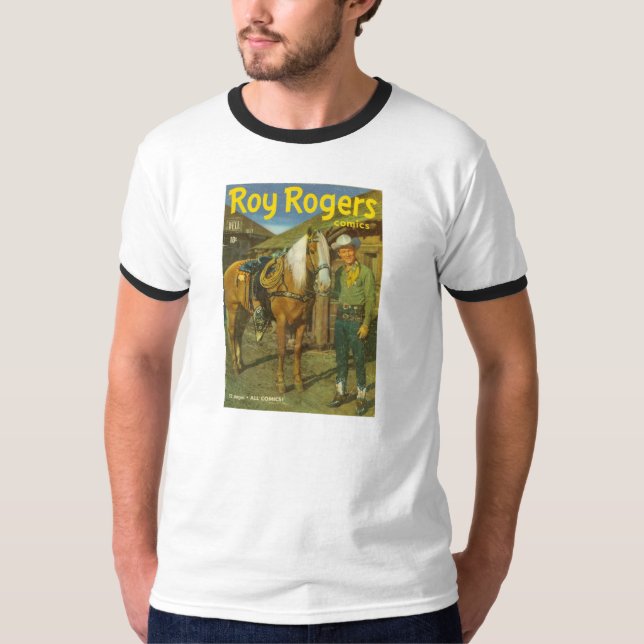 T - Shirt ROY ROGERS u. sein PferdetriggerComic (Vorderseite)