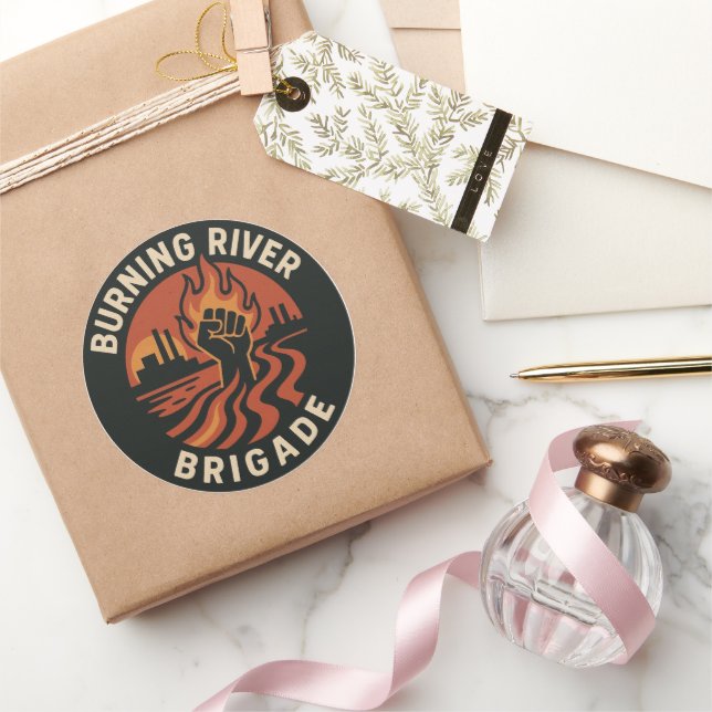 T-Shirt Runder Aufkleber (Schenken)