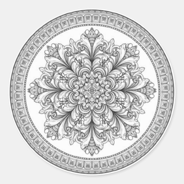 T-Shirt Runder Aufkleber (Vorderseite)