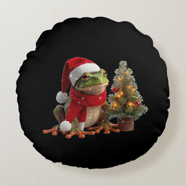 T-Shirt Rundes Kissen (Vorderseite)