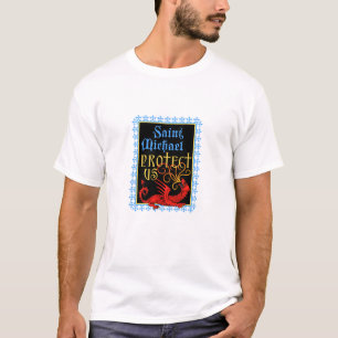 T-Shirt Saint Michael beschütze uns