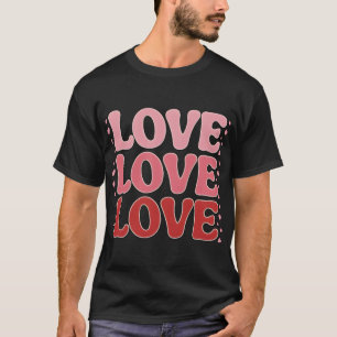 T - Shirt Saint-Valentin - Design amour romantique