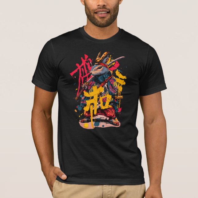 T-Shirt Samurai squirrel (Vorderseite)