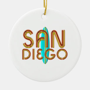 T-SHIRT San Diego Keramik Ornament
