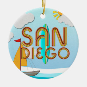 T-SHIRT San Diego Keramikornament