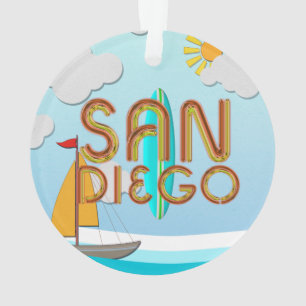 T-SHIRT San Diego Ornament
