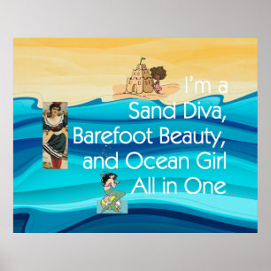 T-SHIRT Sand Diva Poster