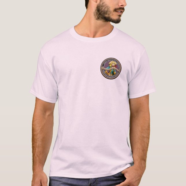 T - Shirt Santa Cruz Guitar Company - Cowgirl-Logo (Vorderseite)