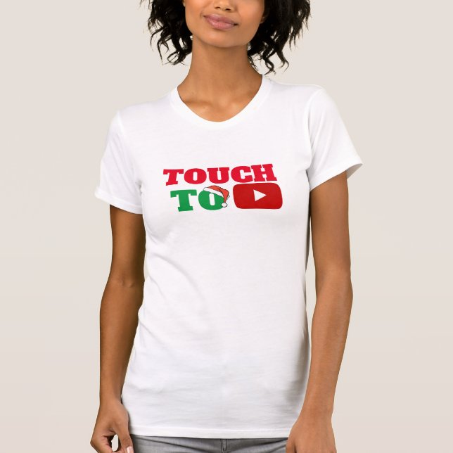 T-Shirt Santa Spaß, Touch Weihnachten spielen (Vorderseite)