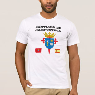 T - Shirt Santiago* de Campostela Spanien