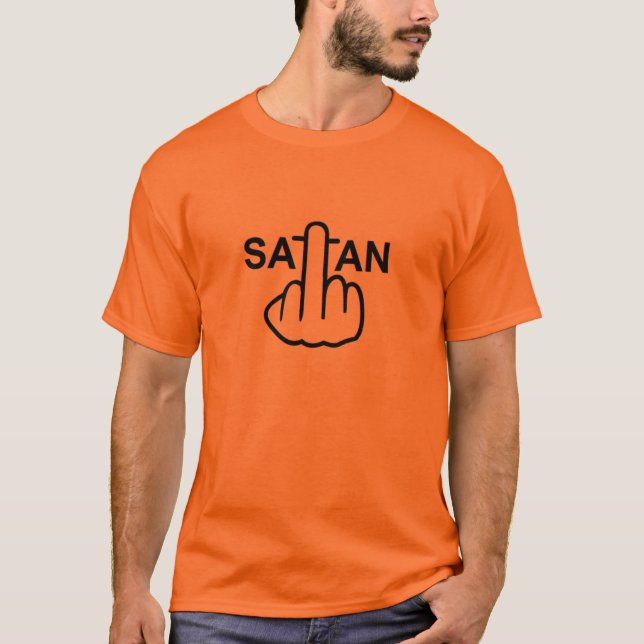 T - Shirt Satan Drehte (Vorderseite)