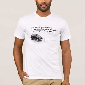 T - Shirt-Schablone - Linie 3 T-Shirt