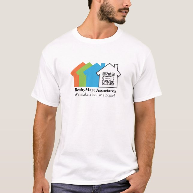 T - Shirt-Schablonen-HausRealtors T-Shirt (Vorderseite)
