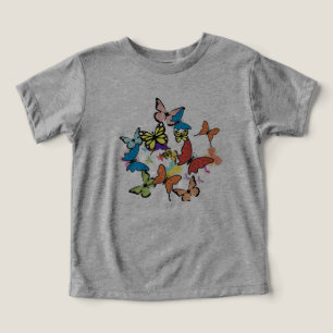 T - Shirt-Schmetterling gemustert