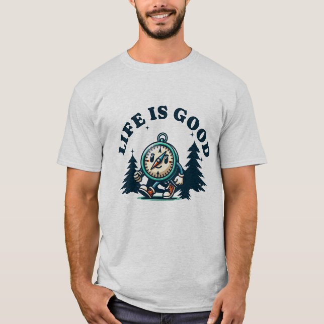 T-Shirt Schönes Leben ist gut  (Vorderseite)